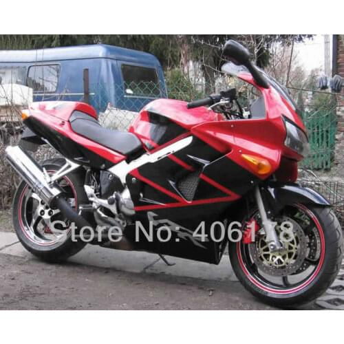 VFR 800RR 1998 1999 2000 2001 Fairing Kit For Honda VFR800 1998-2001 VFR 800 98-01 Red Black Motorcycle Fairing