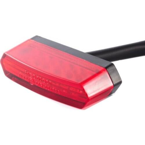 Motorcycle Rear 6 LED License Plate Brake Tail Light Lamp License Plate For Harley Honda Yamaha BMW Kawasaki Suzuki Cruiser Atv