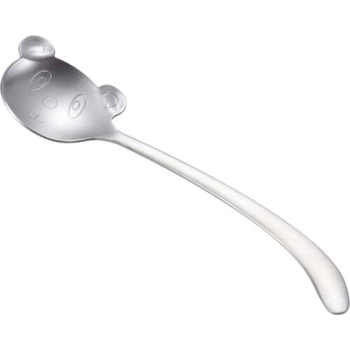 1PCS Creative Tea-Spoon For Coffee Long tail cat Coffee spoon Long Handle Spoon Birthday Gift 304 Stainless Steel Tableware