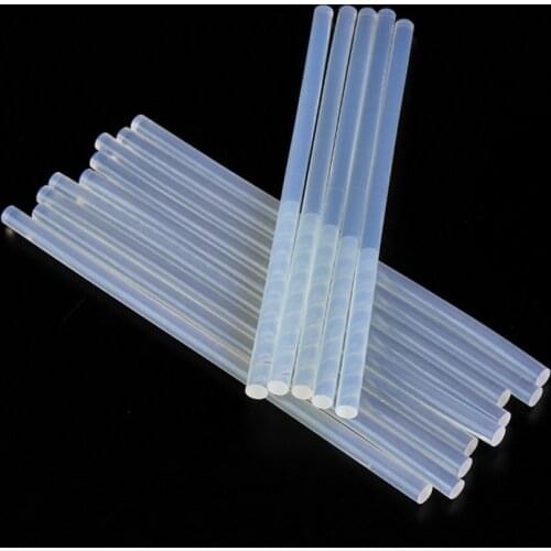 10pcs/ lot Hot Melt Glue Sticks 7mm/ 11mm diamter 190/ 100mm Length For Electric Glue Gun Craft Album Repair Tools