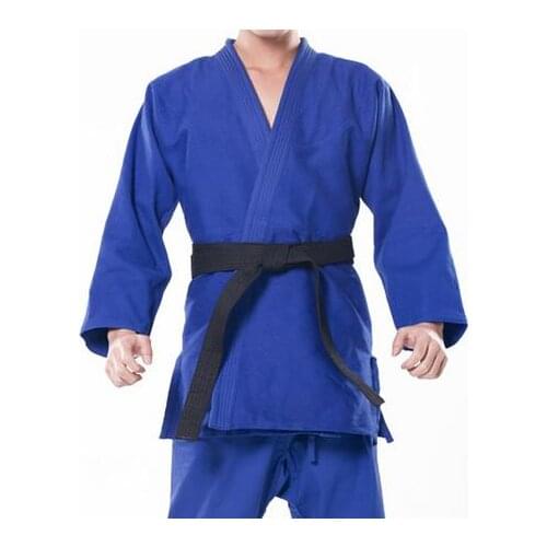 100% cotton judo Thickening clothing jujitsu Adult&children aikido clothes training suits uniforms blue