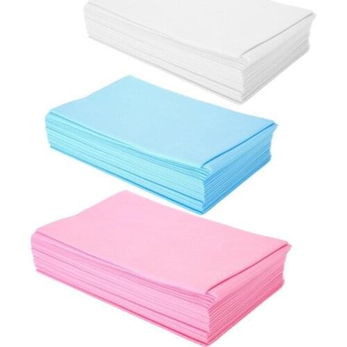 100Pcs/Set Disposable Thicken Non-Woven Beauty Salon Massage Bed Cover Sheets, 70X180cm