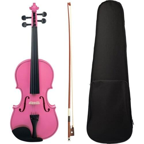 4/4 Violin Maple Wood Material with Gig Bag Solid Wood Bow String Instrument for Beginner Student