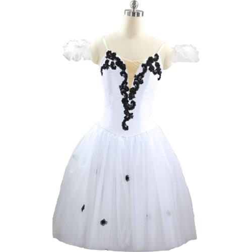 Girls Giselle Ballet Fairy Costume For Sale Women Professional Tutu Dress Adult White Swan Lake Romantic Ballet Tutu Dress