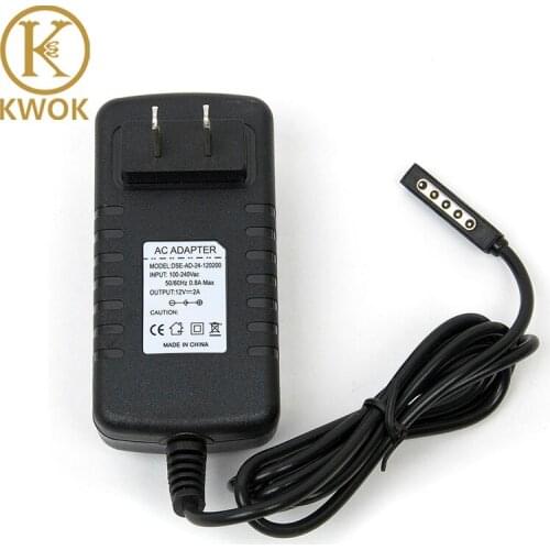 12V 2A AC Power Adapter US Wall Charger For Microsoft Surface Pro 2 Windows 8 RT RT2 RT 2 10.6 Tablet PC 64GB 128GB 256GB 512GB