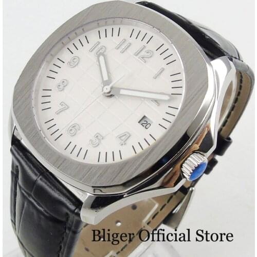 BLIGER Dress Mens Watch 39mm Mechancial Automatic Wristwatch Sapphire Crystal Sterile Dial