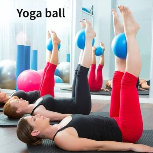 Gymnastics Ball Fitness Yoga Ball Fitness Thickening Explosion-proof Matte Clip Back Ball Straw Ball 25cm Yoga Massage Ball