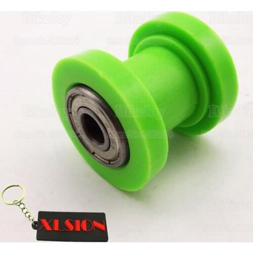 Pulley Tensioner Chain Roller ID 8mm Green for Chinese CRF50 KLX110 Pit Dirt Bike ATV Quad Buggy Go Kart Motorcycle Motocross