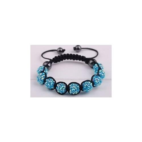 Dt35 micro pave CZ Disco RESIN Bracelet fasion Giftjewelry Discount crystal