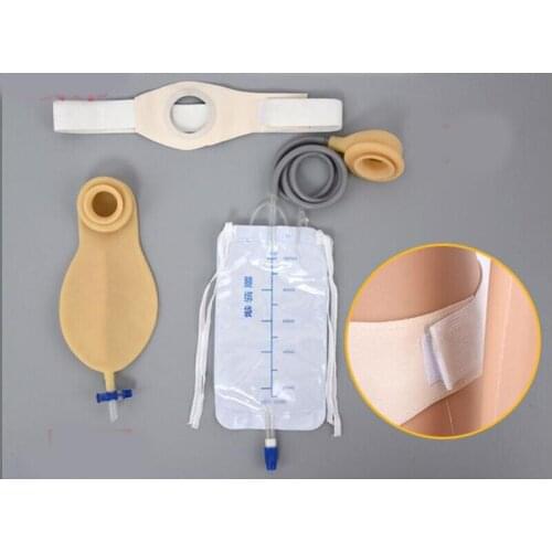 Unilateral urinal daily/night combination urine collection bag Urinary tract reconstruction urine collector