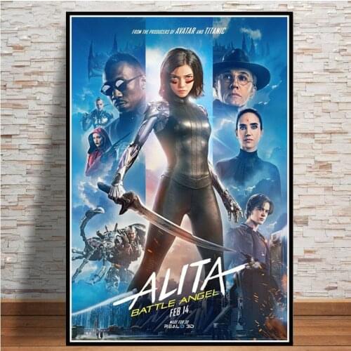 Posters And Prints Canvas Painting Pictures On The Wall Alita Battle Angel Movie Film Game Nordic Decoration Home Decor Affiche