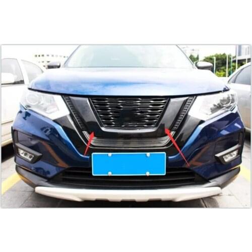 Car Front Engine Machine Grille Grill Upper Stick Lid Trim Parts For Nissan X-Trail XTrail T32/Rogue 2017 2018 -2020 2021