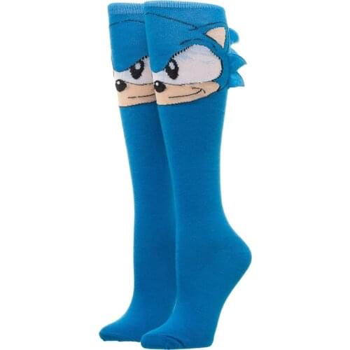 Snailify Knee High Socks Warm Stitching Pattern Antiskid Invisible Casual Socks