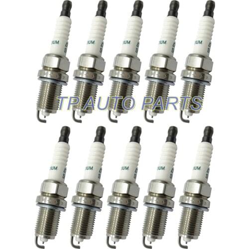 10 Pieces Spark Plug Compatible With Toyo-ta OEM 90919-01240 SK16R11 9091901240