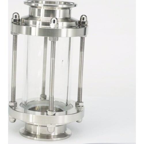 4" 102mm Tri Clamp Clover Sight Glass Diopter For Home Brew Diary Product 304 Stainless Steel Sanitary Fitting Ferrule OD 119mm