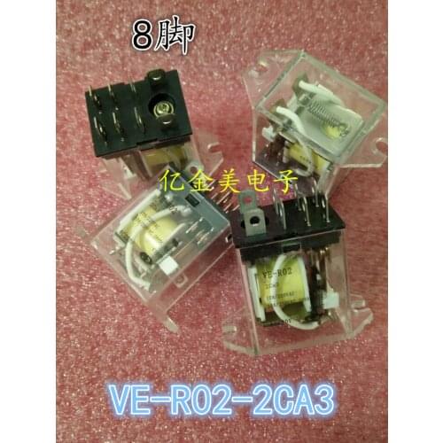 VE-R02-2CA3 electromagnetic relay 10A 220VAC 8-pin small relay