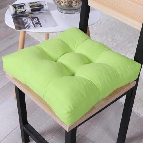 Winter Warm Chair Back Seat Cushion Pearl Cotton Floor Pads Sofa Pillow Buttocks Mat Square Office Decor Chair Cushion 38*38cm B