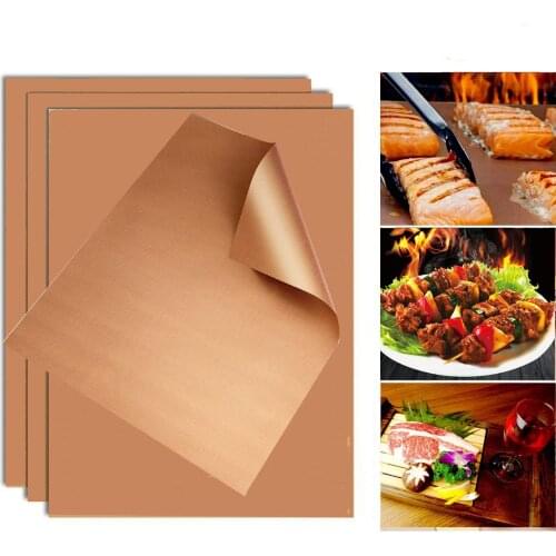 1PCS Baking Mat High Temperature Resistant Sheet Pastry Baking Oilpaper Heat-resistant Pad Non-stick For Outdoor BBQ
