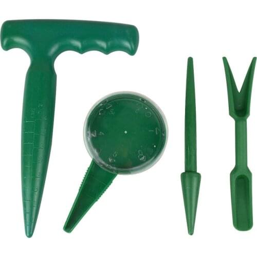 4pcs/Set Kit Mini Seeder And Plant Migration Tool Nursery Plant Seedling Cultivate Tools Garden Transplanting Planting Tools