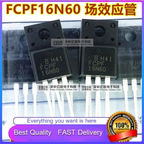 5Pcs/Lot New Original FCPF16N60 16N60 Field Effect Transistor TO220F 600V16A DIRECT PLUG PACKAGE Good Quality