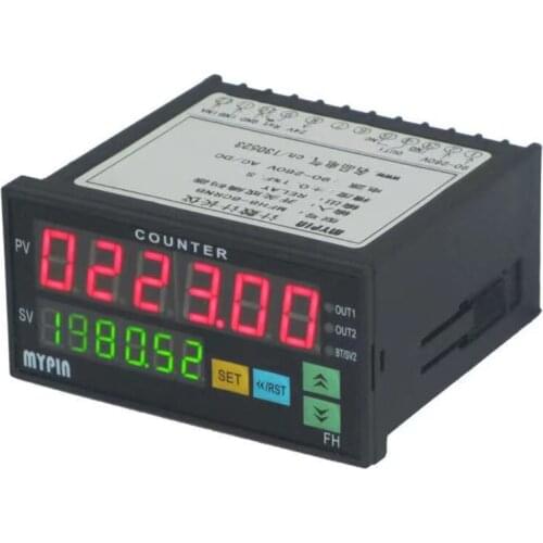 517A High Accuracy 6 Digits Digital Counter Multi-functional Dual LED Display AC/DC