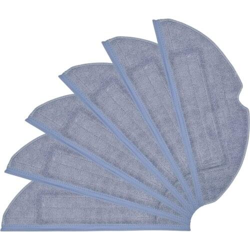 AD-Pack Of 6 Replacement Wipes For Roborock S7 S7 Plus Microfibre Cloths For Roborock T7 And T7 Plus Cleaning Cloths