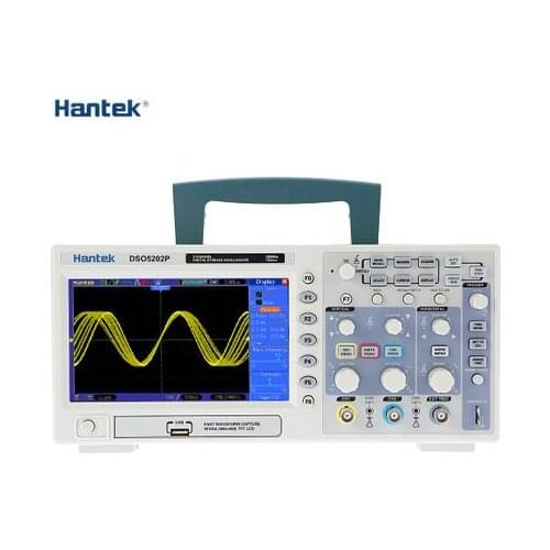 Automatic Measurements 200MHz 1GSa/s 7' TFT LCD Record Length 24K DSO5202P 2 Channels Digital Storage Oscilloscope