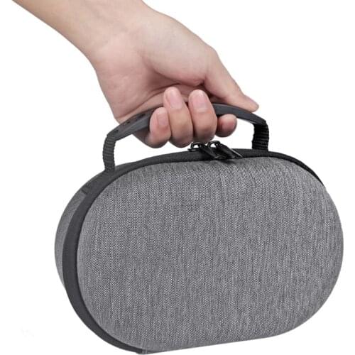 Carrying Box EVA Hard Case Organizer Storage Bag Shell for Amazon All-new Echo Dot 4th Generation Speaker and Accessory
