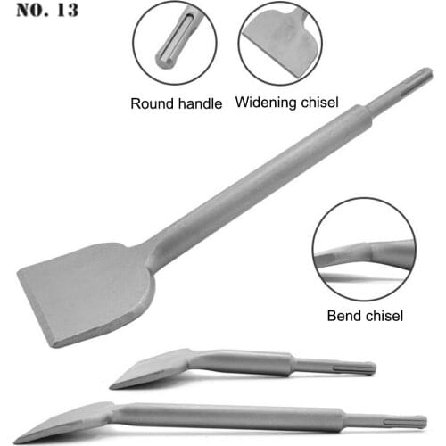 SDS Plus Tile Chisel Works with SDS+ Rotary Hammers and Demolition Hammers for Removal Old Tiles,Weld Spatter, Concrete Splatter
