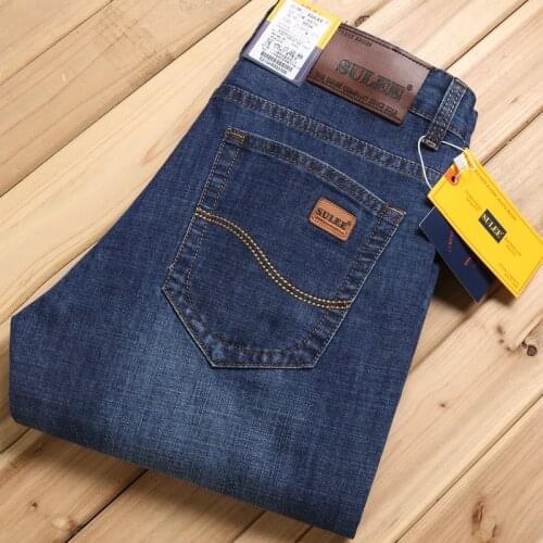 High-End Brand MenS Classic Retro Jeans Business Loose Straight Stretch Denim Trousers Male Spring And Autumn New Casual Pants