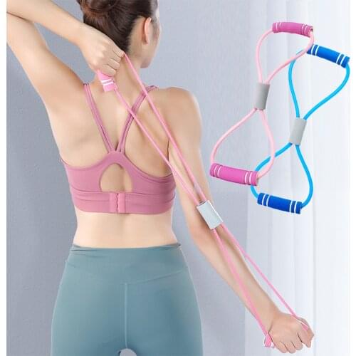 Back Training Expander Bands Chest Stretching Pull Rope Fitness Equipment Shoulder Expansion Training Rubber Bands