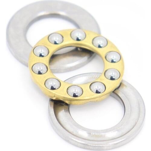 F5-11M Bearing 5*11*4.5 mm ( 10PCS ) ABEC-1 Miniature F5 11 M Thrust Axial F5 11M Ball Bearings With Grooved Raceway