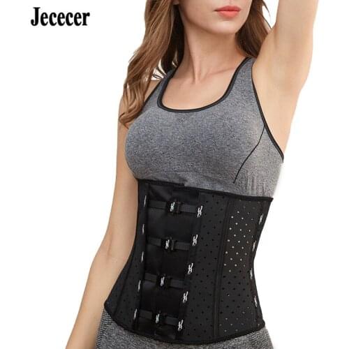 Latex Hollow Out Breath Waist Trainer Postpartum Slim Belly Sheath Belts Mordeling Straps Fat Burning Shapewear Womens Corsets