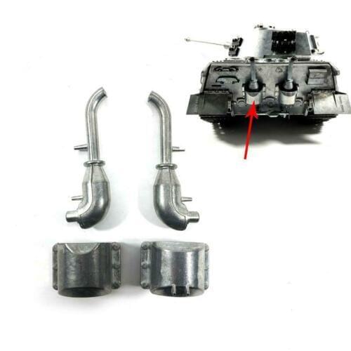 MATO 1/16 King Tiger German RC Tank Model 1228 Metal Rear Exhaust MT259 Parts TH17987-SMT4