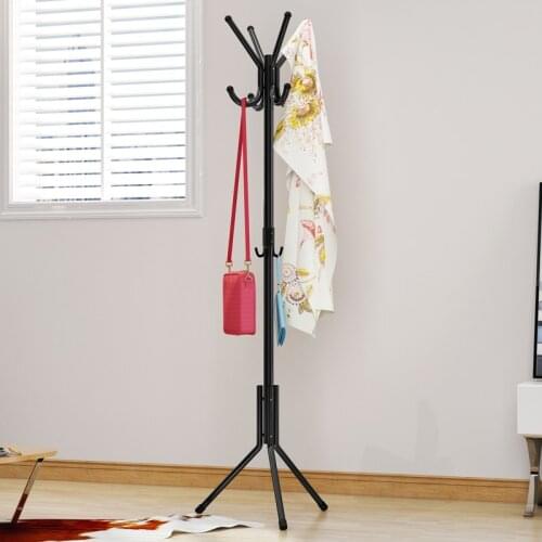 Fashion Bedroom Wrought Iron Metal Hanger Flooring Creative Hangers Coat Rack Free Shipping