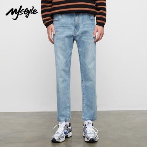 MJ STYLE Mens Autumn Jeans