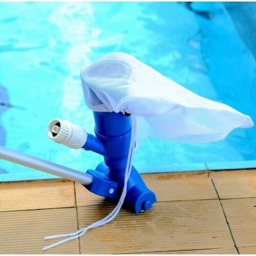 Portable Part Suction Swimming Pool Vacuum Jet Connector Suction Head Ceaner Pool Cleaning Accessoriess Blue (Brush Not Include)