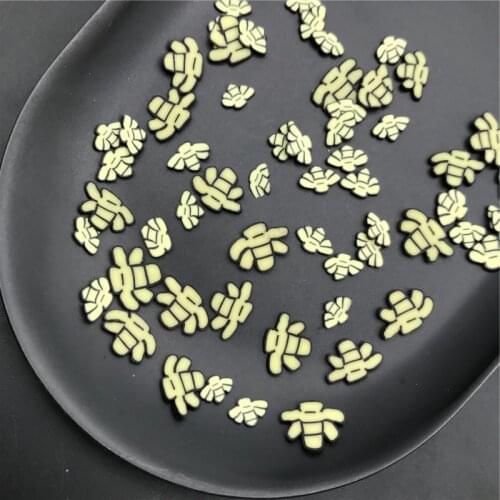 50g Bee Polymer Clay Slices Sprinkles for Kids Diy,Craft/Nail Art/Scrapbook Decoration,Filler Polymer Clay Embellishments