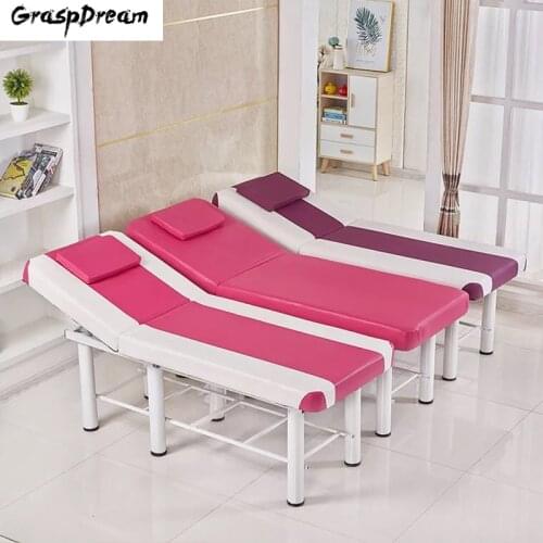 Fashion Stable Professional SPA Massage Tables Foldable Salon Furniture PU Bed Thick Beauty Massage tattoo Table