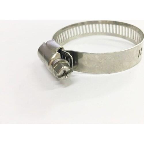 Adjustable Stainless Steel Drive Hose Clamp Fuel Line Worm Clip 7/8"~ 1-1/2" (21mm-38mm)
