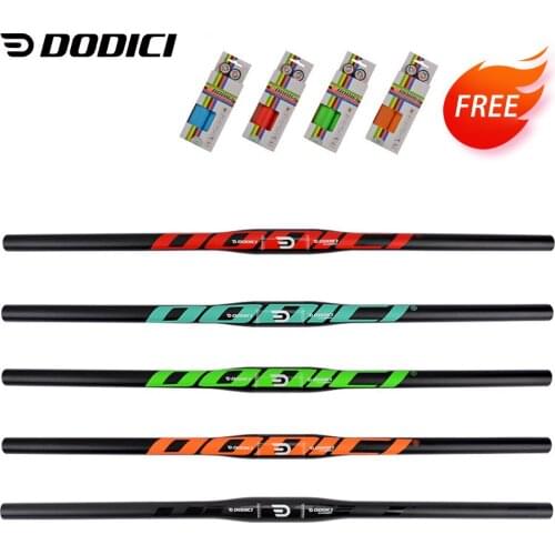 DODICI MTB Handleba Full Carbon Fiber Mountain Bike Rise/Flat 31.8*690/720/740 mm Handlebar Super Light Bicycle Parts + Gift