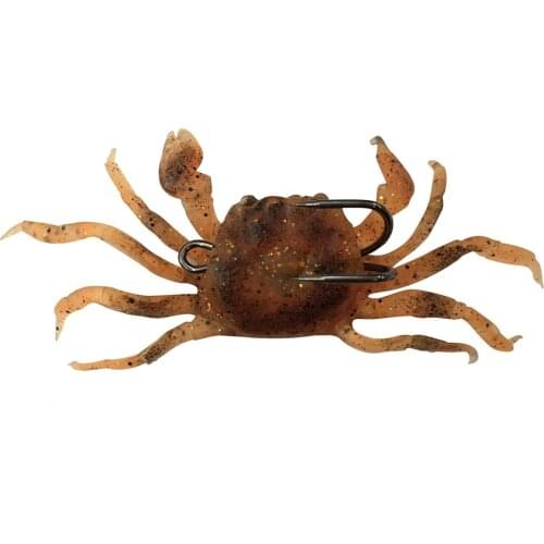 Fishing Lures Simulation crab bait Road Bait Bait Simulation Crab Bait 8cm / 30g With Hook Sea Fishing Bait Silicone Bait