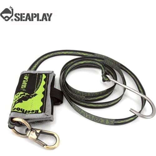 SEAPLAY Scuba Diving Drift Hook Single-Head Hook with Tension Resistant Woven Belt For Dive Safe Underwater Sport
