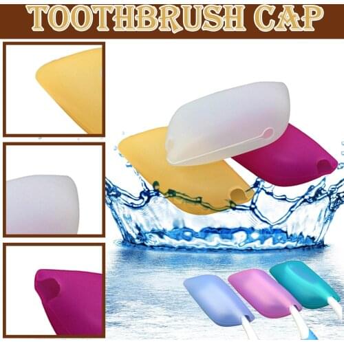 Silicone Toothbrush Case Covers Pack Of Great For Home And Outdoor Travel Brush Protection High Quality Portable Brush Cap Prote
