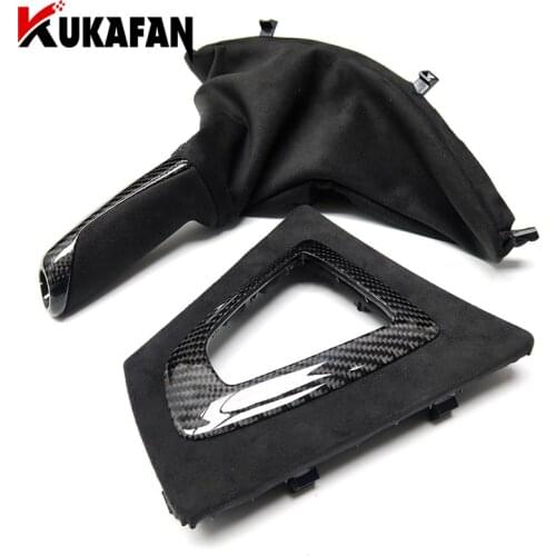For BMW 1 2 3 4 Series F20 M3 M4 F80 F82 F30 Carbon Fiber Replace Gear Shift Knob Car Accessories Decoration