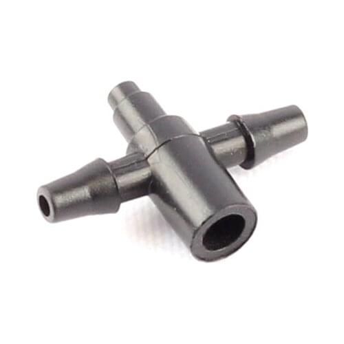 500pcs Garden Hose Connectors Inner Dia. 4mm To 3/5mm 3-Way Splitters Gardening Micro Irrigation Drip Emitters Connection Parts