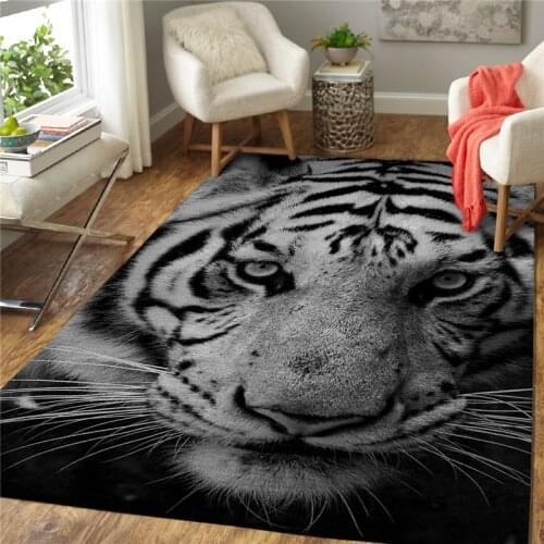 Tiger rug area funny dog collection carpet Floor Mat Rug Non-slip Mat Dining Room Living Room Soft Bedroom Carpet 02