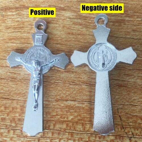Jesus Christ Home Office Decoration Crucifix Cross Religious Saint 3D Craft Decor Christ Antique Prayer Exorcism Catholicism