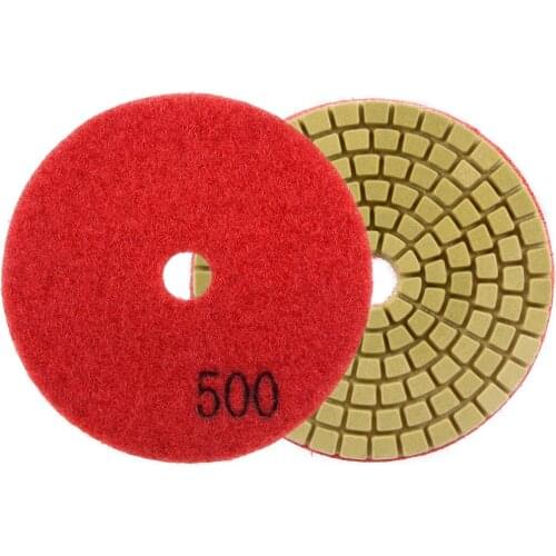 Uxcell Diamond Polishing Sanding Grinding Pads Discs 3 Inch Grit 500 2 Pcs for Granite Concrete Stone Marble