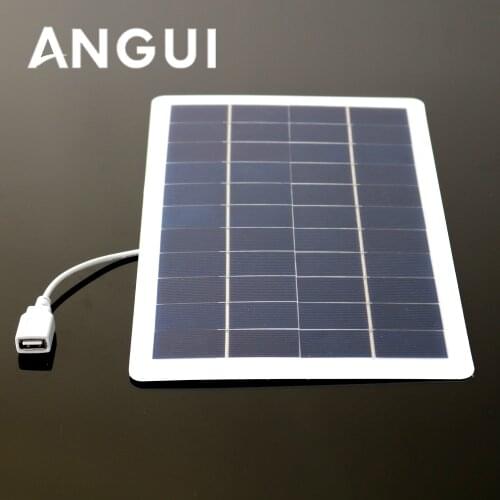 Power Bank DC Solar Panels 7.5 W 5 V USB 1500mA max Micro Output Battery Charger Voltage Regulator Outdoor Solar Cell Charge